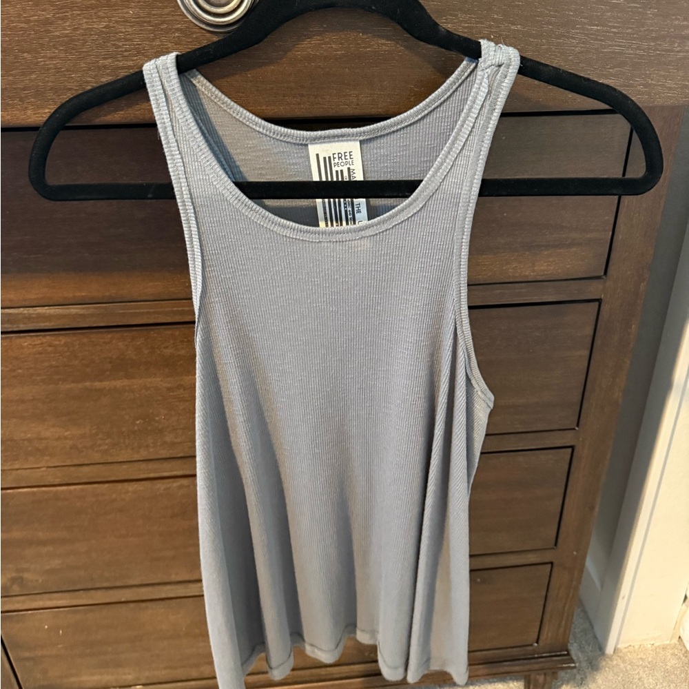 We The Free Light Gray Tank Top